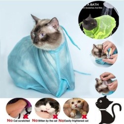 Waschen Katze Tasche Katze Pflege Bad Tasche Mesh Katze Waschen Tasche Beißen Zurückhaltung Für Haustier Baden Nagel Trimmen