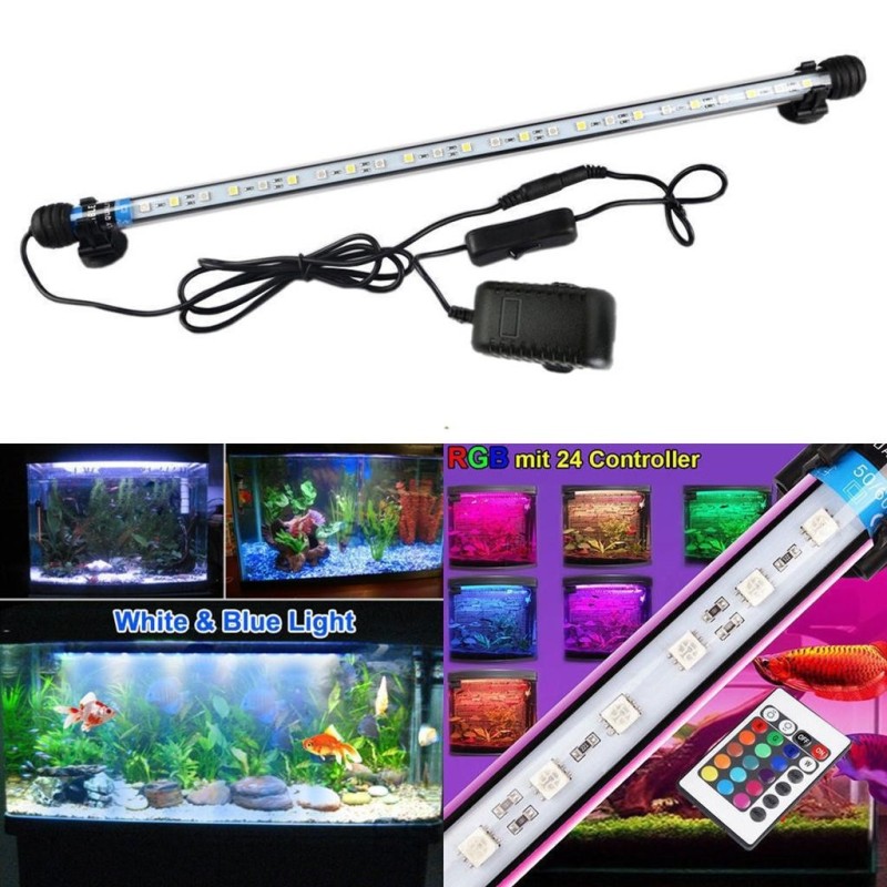 Wasser Aquarium Aquarium LED Licht SMD Bar Lampe EU 220V