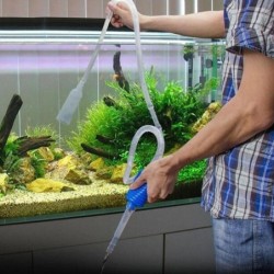 1PC Aquarium Zubehör Aquarium Wasserpumpe Siphon Reiniger Werkzeug Einfach Ändern