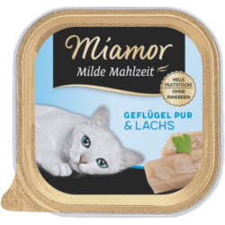 Miamor Milde Mahlzeit Schale 100g - Geflügel+Lachs