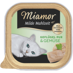 Miamor Milde Mahlzeit Schale 100g - Geflügel+Gemüse