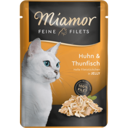 Miamor Filets im Frischebeutel 100g - Huhn+Thunfisch