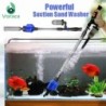 Leistungsstarker elektrischer Wasserwechsler für Aquarien, Sandwäscher, Vakuumsiphon, betriebener Kiesreiniger, Aquarium-Rein