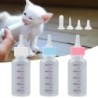 6Pcs 50ml Pet Milch Beständig Klare Flasche Biss Kätzchen Futter Skala Welpen Flasche Haustier Katze Hund Feeder pet Liefert