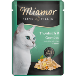 Miamor Filets im Frischebeutel 100g - Thunfisch+Gemüse