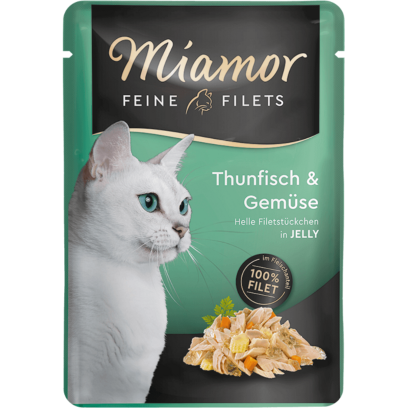 Miamor Filets im Frischebeutel 100g - Thunfisch+Gemüse