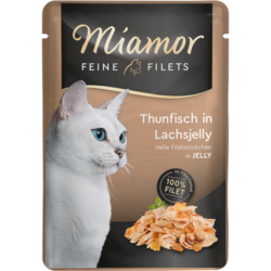 Miamor Filets im Frischebeutel 100g - Thunfisch Lachsjelly