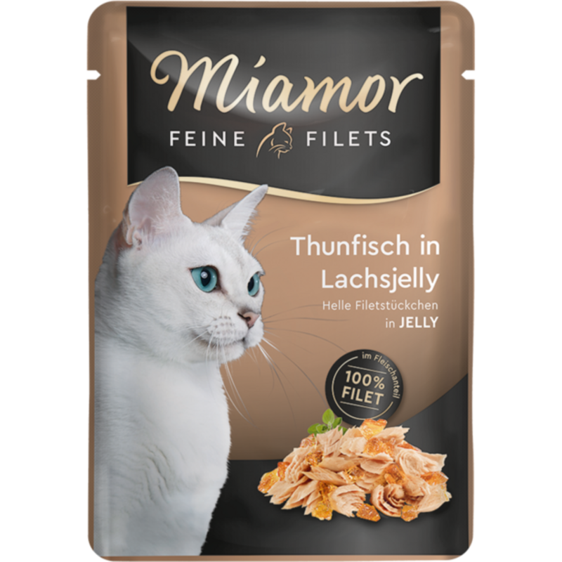 Miamor Filets im Frischebeutel 100g - Thunfisch Lachsjelly