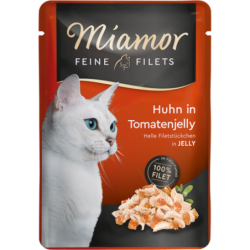 Miamor Filets im Frischebeutel 100g - Huhn Tomatenjelly