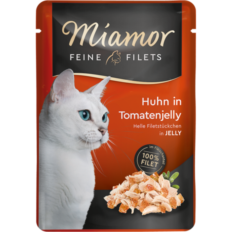 Miamor Filets im Frischebeutel 100g - Huhn Tomatenjelly