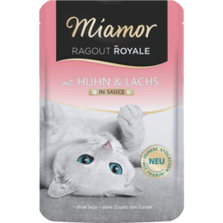 Miamor Ragout Sauce Frischebeutel 100g - Huhn+Lachs