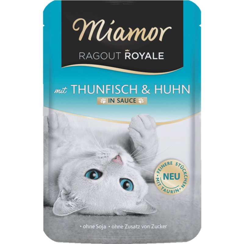 Miamor Ragout Sauce Frischebeutel 100g - Thunfisch+Huhn