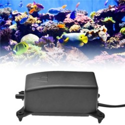 Ultra Silent Aquarium Luftpumpe Aquarium zunehmende Sauerstoffpumpe Soft Pump Schlauch Air Stone EU-Stecker