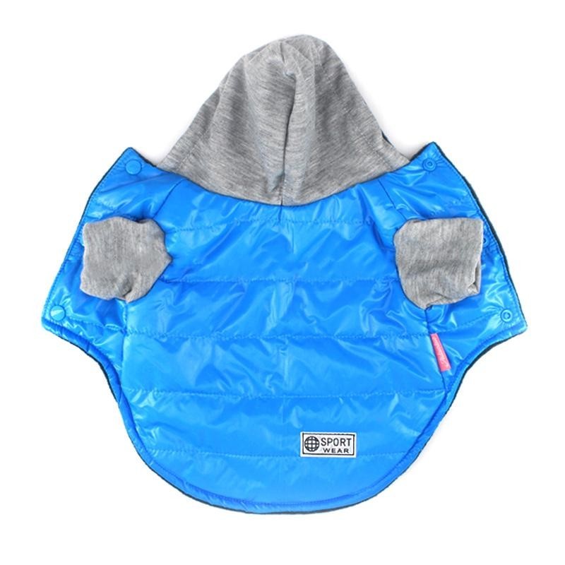 5 farben Winter Haustier Hund Jacke Mantel Verdickung Warme Hund Kleidung Mit Kapuze Winter Hund Mantel Größe 8-18