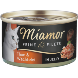 Miamor Filets Dose 100g - Thunfisch+Wachtelei