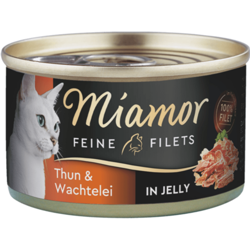 Miamor Filets Dose 100g - Thunfisch+Wachtelei