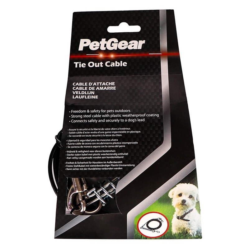 Happypet Petgear Tie Out Cable - Stalc rope For Dog