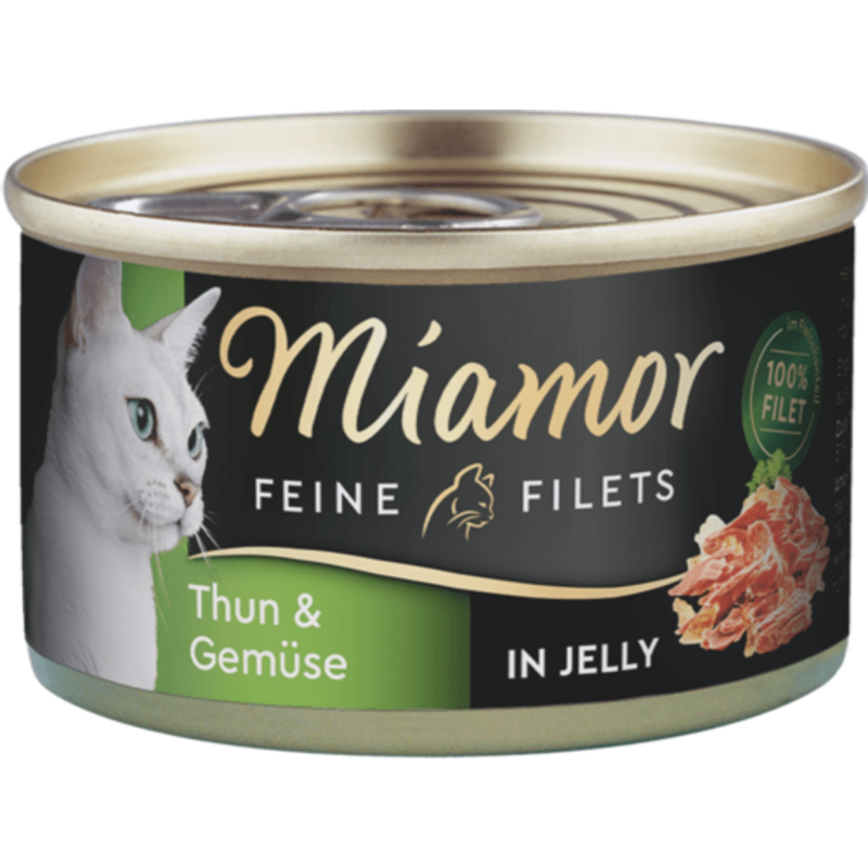 Miamor Filets Dose 100g - Thunfisch+Gemüse