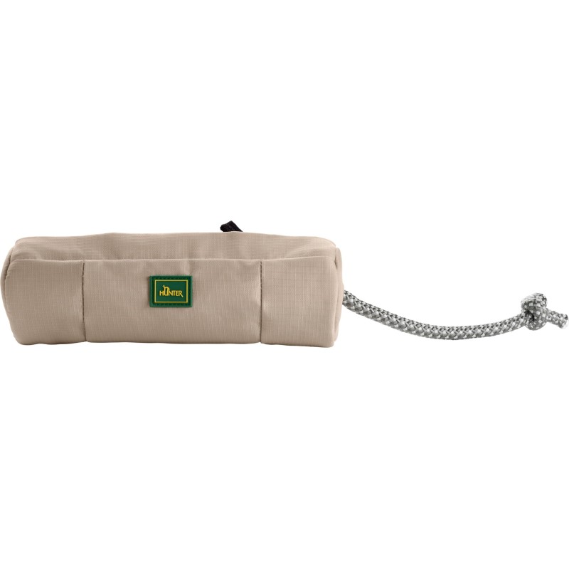 Hunter Dummy Trainer Snack mit Seil - taupe