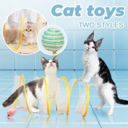 Cat Tunnel Toy Foldable Cat...