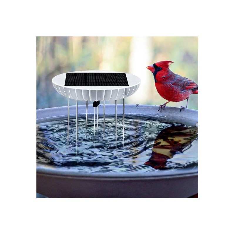 Yousheng Solar Water Wiggler for Bird Bath Solar Powered Quiet Water Agitator Bubbler Energy Saving Water Wave Producer for B