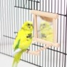 Bird Mirror With Perch Bird Perch Mirror Toy Stand Bird Toy Cockatiels Cage