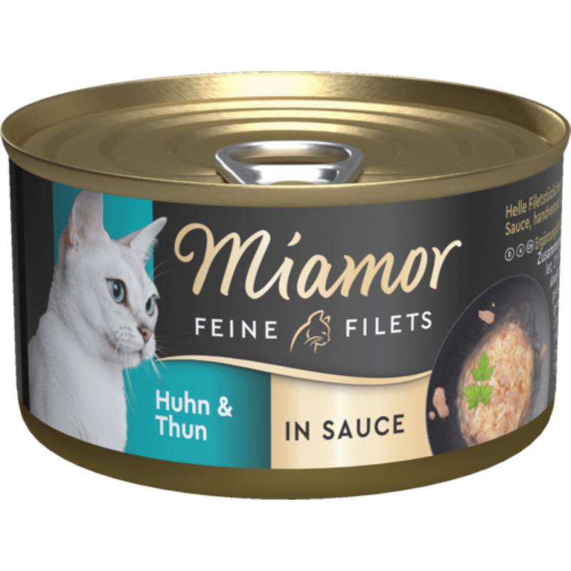 Miamor Filets in Sauce Dose 85g - Huhn&Thunfisch