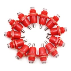 20 PCS Automatic Chicken Water Nipple Drinker Feeders Poultry Hen Screw Style