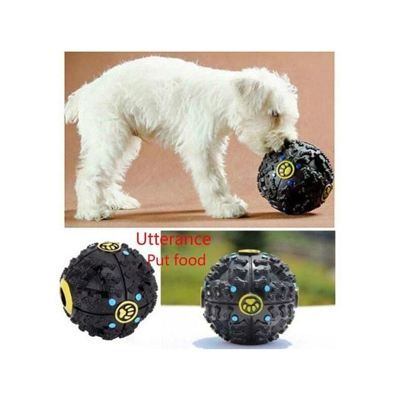 Haustier Hund Sound Leakage Food Puzzle Squeaky Ball Toys