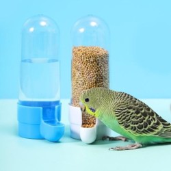 Vogel Wasser Feeder Große Kapazität Splash Proof Transparent Container Pet Papagei Hängen