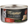 Miamor Filets Naturelle Dose 80g - Huhn+Shrimps