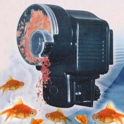 Automatischer Fischfutterspender mit automatischer Zeitschaltuhr für Haustiere, digitales Aquarium, Teich