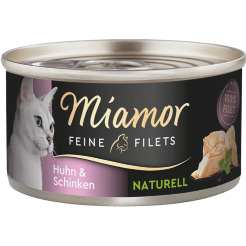 Miamor Filets im Saft Dose 80g - Huhn+Schinken