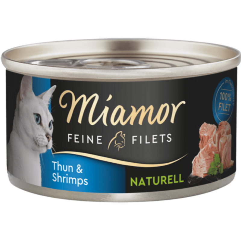 Miamor Filets im Saft Dose 80g - Thunfisch+Shrimps