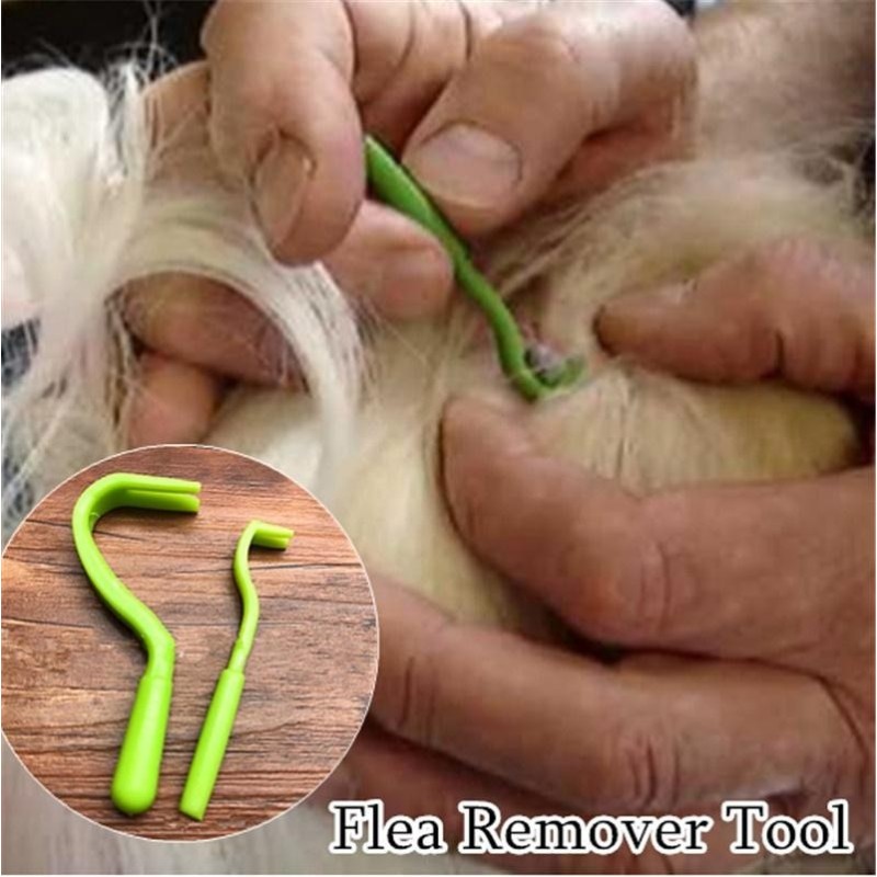 2 Teile/satz Tick Twister Remover Haken Werkzeug Hund Pferd Katze Haustier Menschlichen Floh Entferner Pinzette Werkzeug