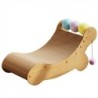 Cat Scratcher Pads Couch, Sisal Cat Scratching Cardboard Bed With Color Toy Balls, Curved Kitten