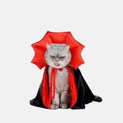 Süße Halloween-Haustier-Kostüme, Cosplay, Vampir-Umhang für kleine Hunde, Katzen, Kätzchen, Welpen, Kleid, Kawaii-Haustier-Kl