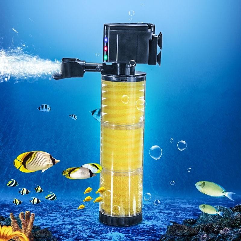 1500 l/h Tauch-Aquarium, interne Sprühbalken-Filterfiltration