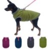 Einfarbige Fleece-Kapuzenmäntel für Hunde im Winter, Haustier-Outfits, Welpenbekleidung