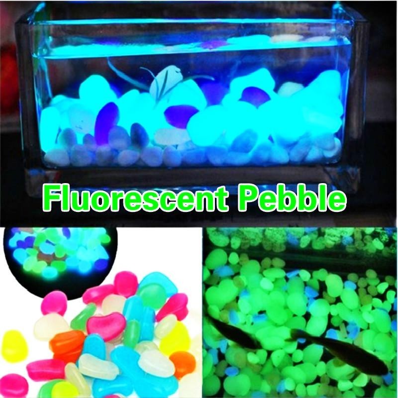 10/50/100PCS Glow In Dark Kunststein Gehweg Aquarium Aquarium Dekor