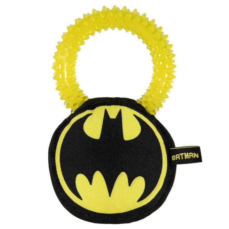 Gelbes Batman-Hundespielzeug aus 100 % Polyester