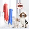 Haustier Katze Hund liefert Zubehör Pinzette Milbe Zeckenentferner Clean Tool Kunststoff Haustier Floh Clip