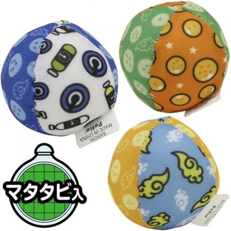 Petio Dragon Ball Dragon Ball Pet Goods Plüschtierball für Katzen, zufällig 1 Stück