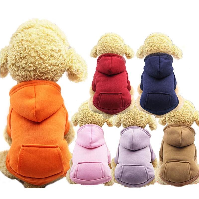 Haustier Hund Hoodie Mantel Weiche Warme Welpen Kleidung Hund Sweatshirt Winter Hund Kleidung Für Kleine Hunde