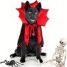 Cosplay Geschenk Halloween Haustier Kostüme Kätzchen Welpen Kleid Katze Accessoties Haustier Kleidung Katze Vampir Mantel Für