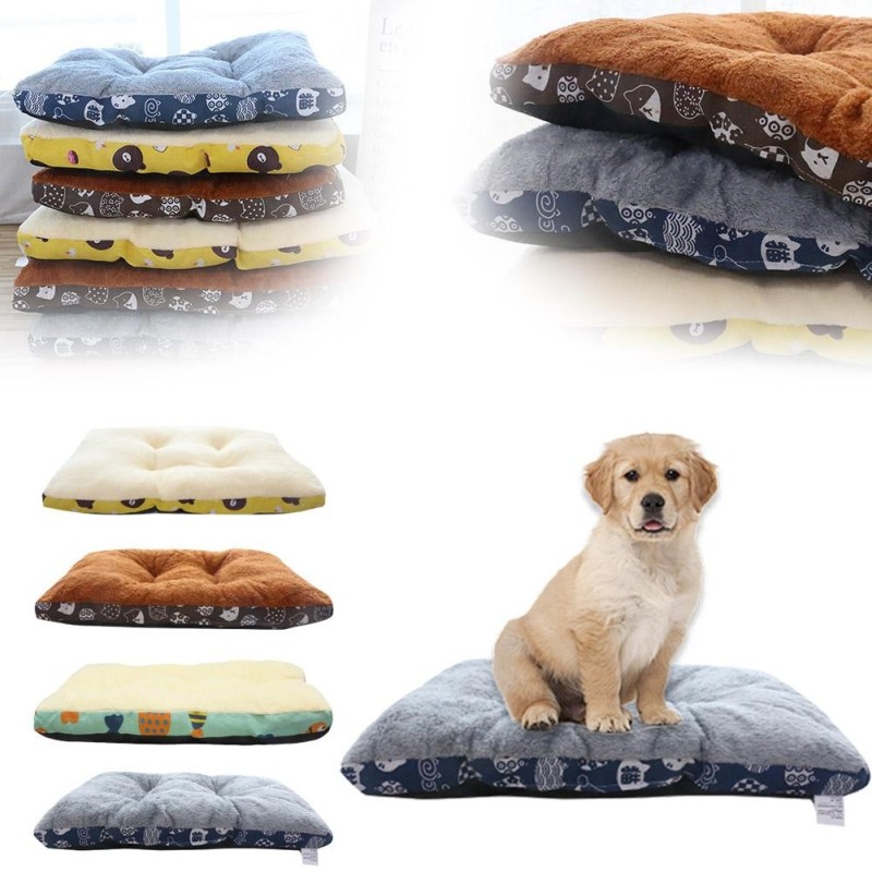 Winter Warm Dog Mat Thickened Cotton Warm Dog Bed Mat Pet Fluff Mat Beds Mattress Winter Warm S P0W0