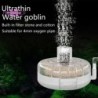 Aquarium-Filter für kleine Aquarien, ultradünner, leiser Tauchbelüftungsfilter – multifunktionaler Schwamm-Schildkröten-Tank-