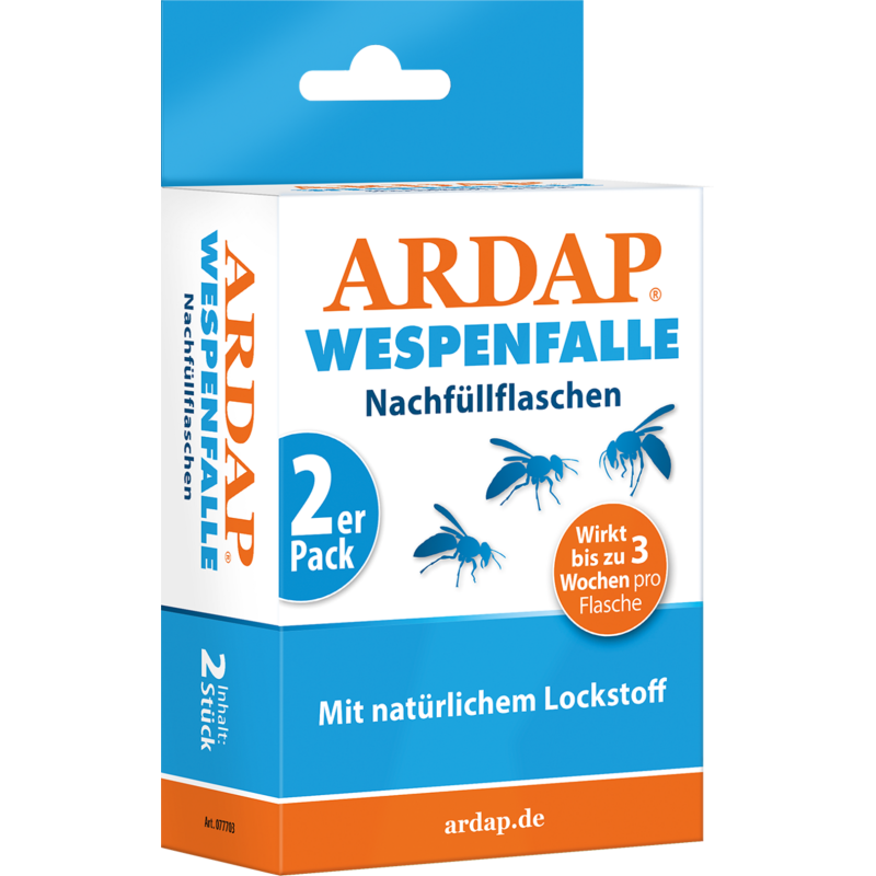 ARDAP Wespenfalle Nachfüllflaschen - 2 Stk