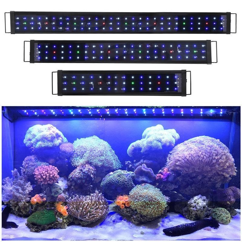 24" 36" 48" Mehrfarbige LED-Aquariumleuchte mit voller Spezifikation für Pflanzen und Aquarien 42 66 87LEDs