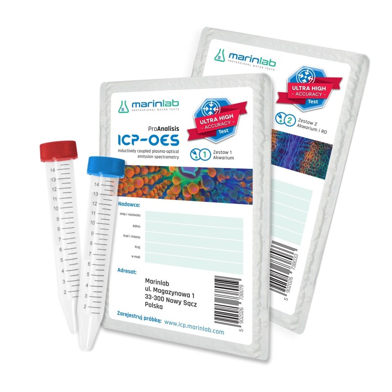 Marinlab - Icp-Oes Water Test (Aquarium Water + Ro) - aquarium water test